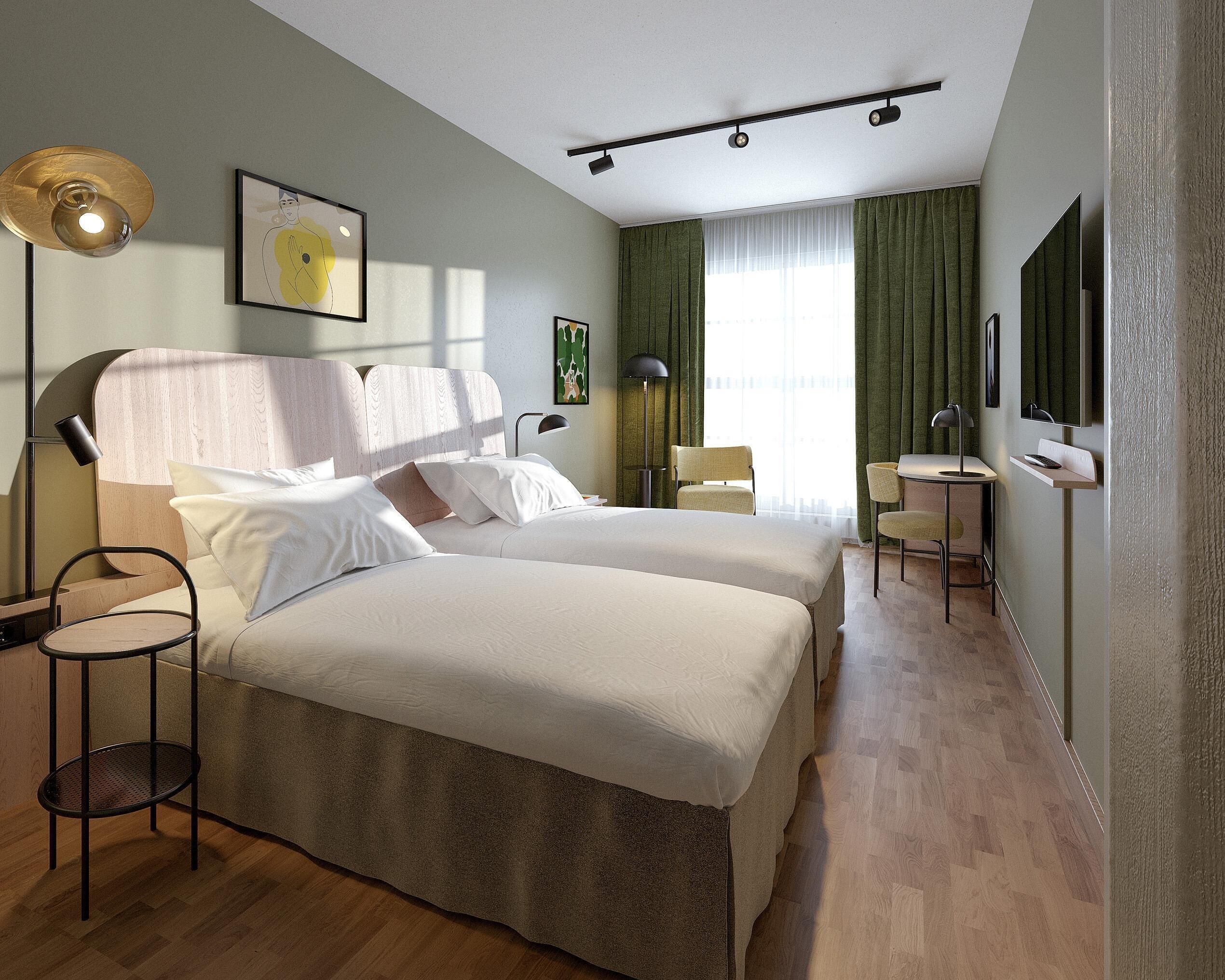 Minibar, in-room safe, desk, blackout drapes