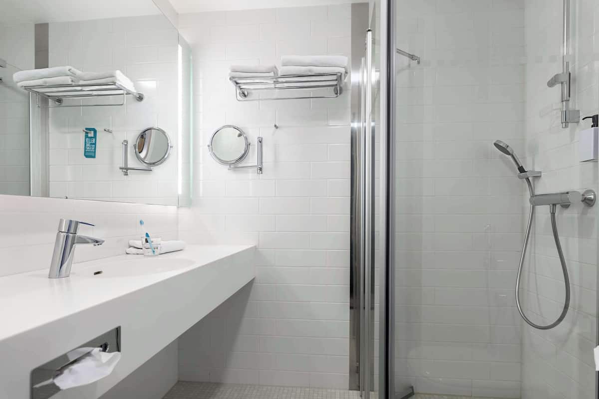 family room (superior) | bathroom | shower, free toiletries, hair dryer, bidet
