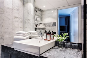 Standard Room | Bilik Mandi | Kelengkapan dandanan diri berjenama, pengering rambut