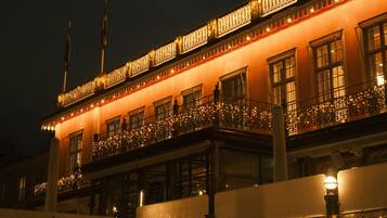 Front of property – evening/night