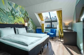 In-room safe, desk, blackout drapes, iron/ironing board