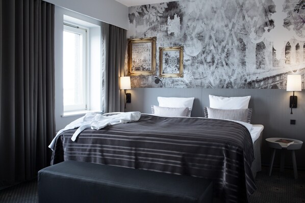 Down duvets, in-room safe, iron/ironing board, free WiFi