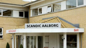 Overnatningsstedets indgangsparti