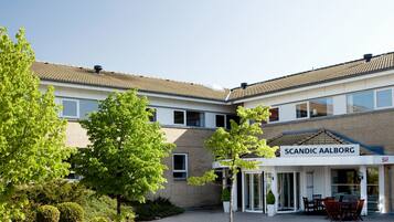 Majoituspaikan sisäänkäynti