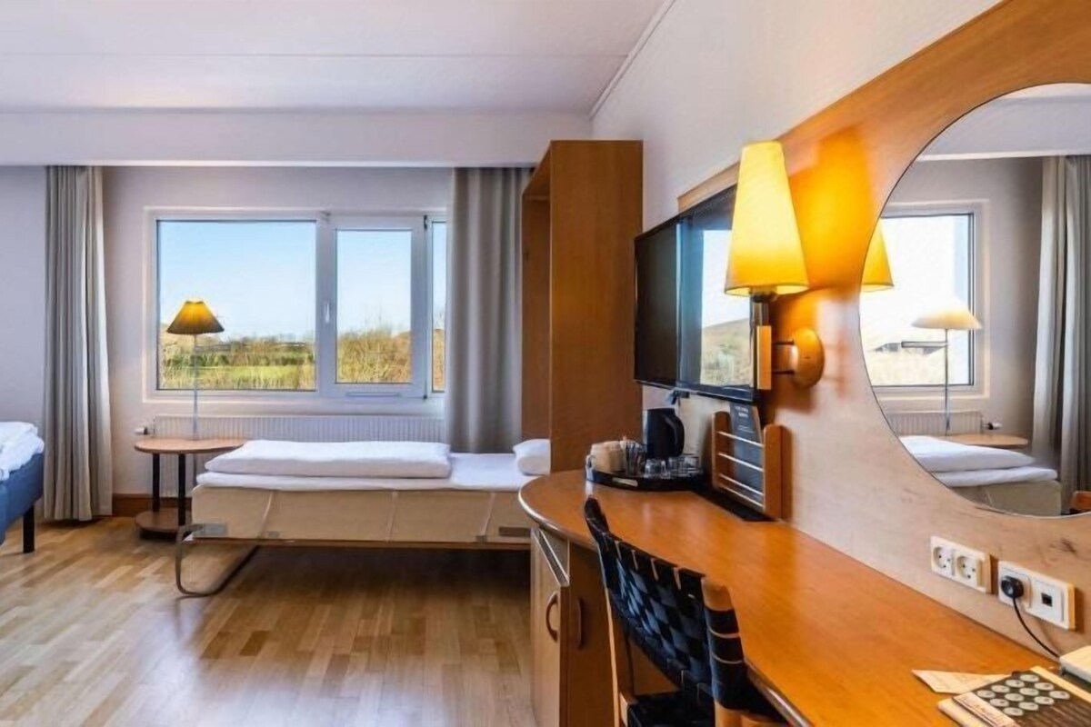 Cortinas blackout, sistema de insonorización y wifi gratis 