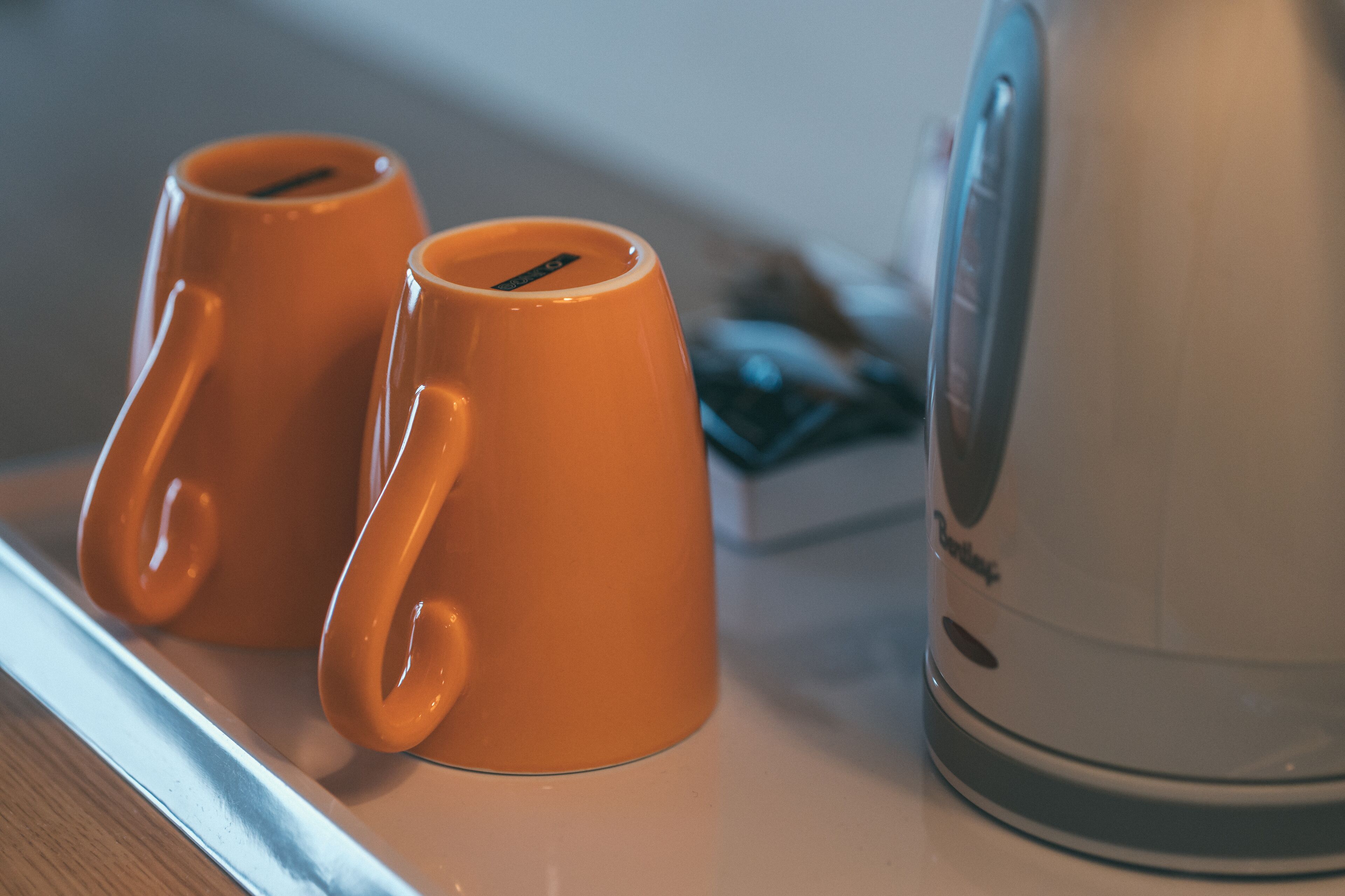 hypo-allergenic bedding, desk, laptop workspace, iron/ironing board