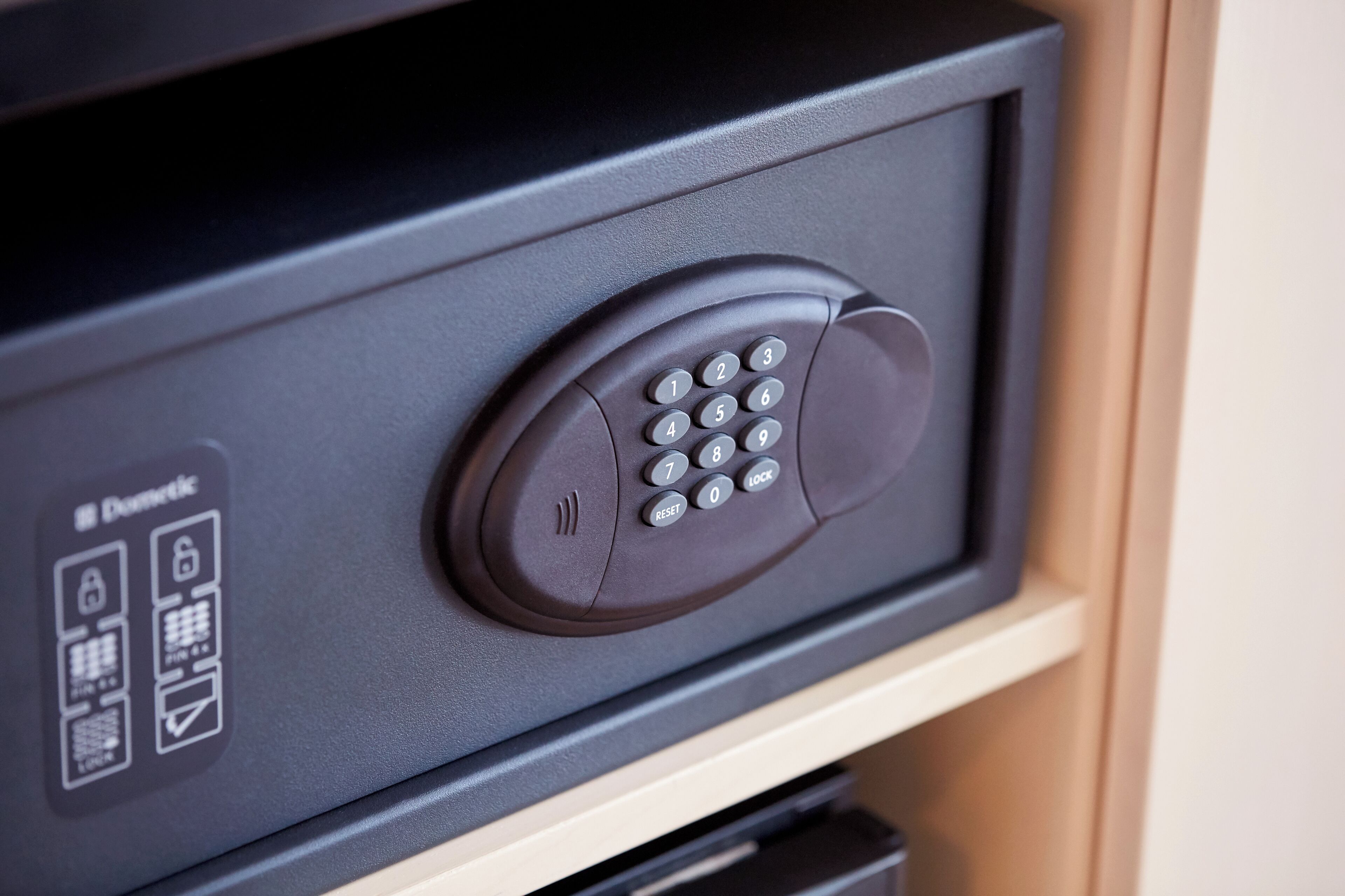 single room | in-room safe, desk, laptop workspace, iron/ironing board