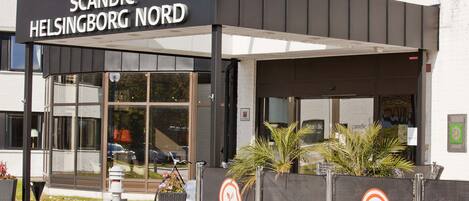 Overnatningsstedets facade