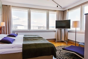 Junior-Doppelzimmer | Schreibtisch, Bügeleisen/Bügelbrett, kostenlose Babybetten
