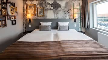 Superior Double Room, 1 King Bed | Blackout drapes, iron/ironing board, free WiFi, bed sheets
