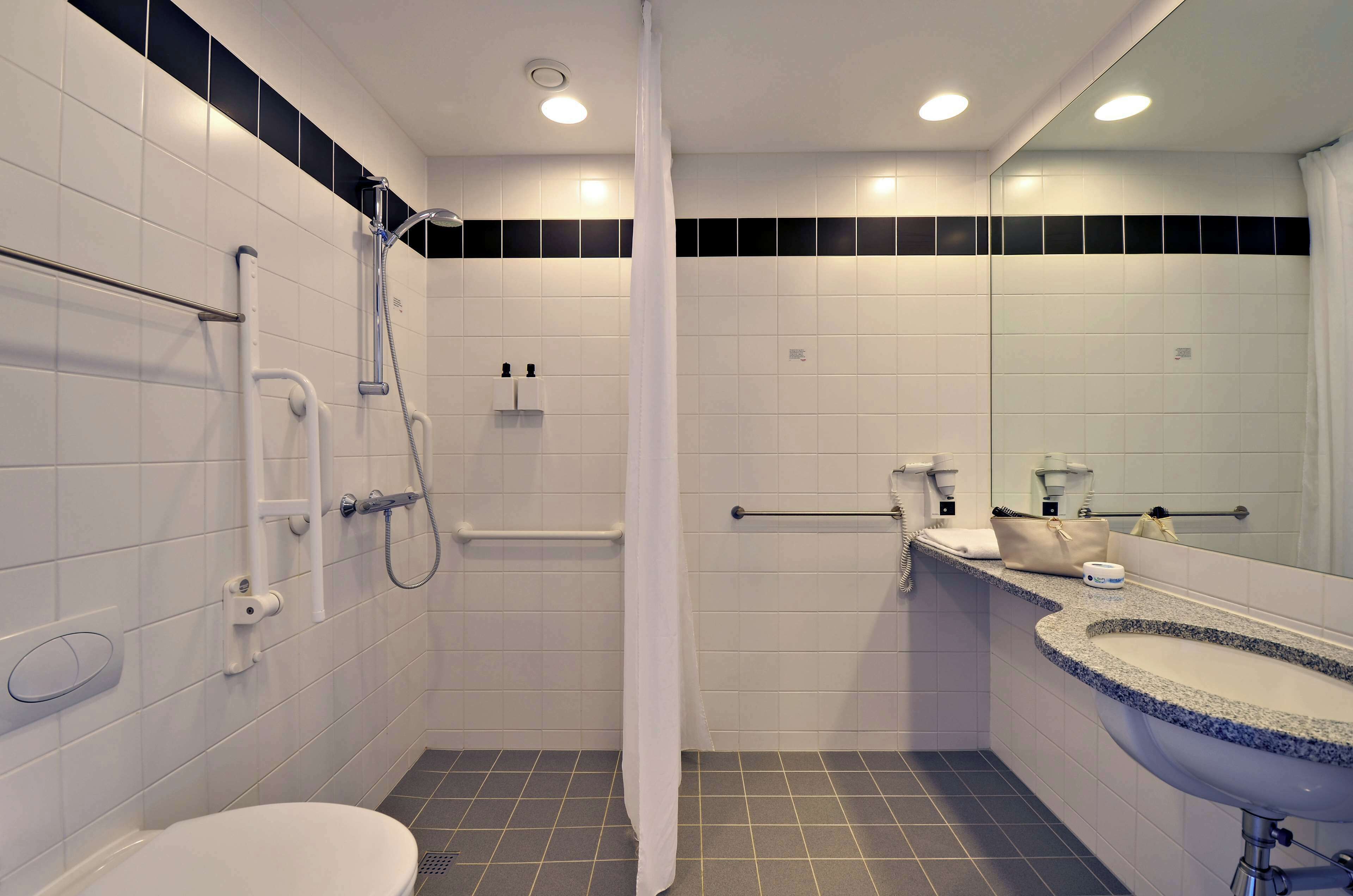 blackout curtains, iron/ironing board, free wifi, bed sheets