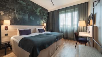 Standard Twin Room | Desk, blackout drapes, iron/ironing board, free cribs/infant beds