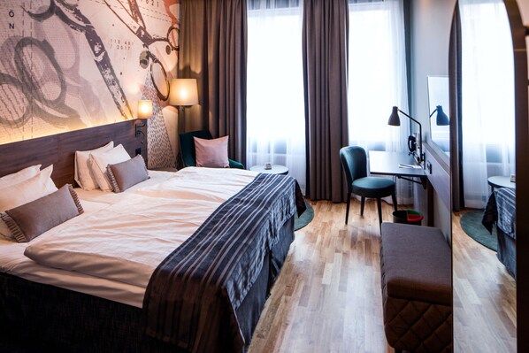In-room safe, desk, iron/ironing board, free cots/infant beds