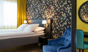 Premium bedding, minibar, in-room safe, desk