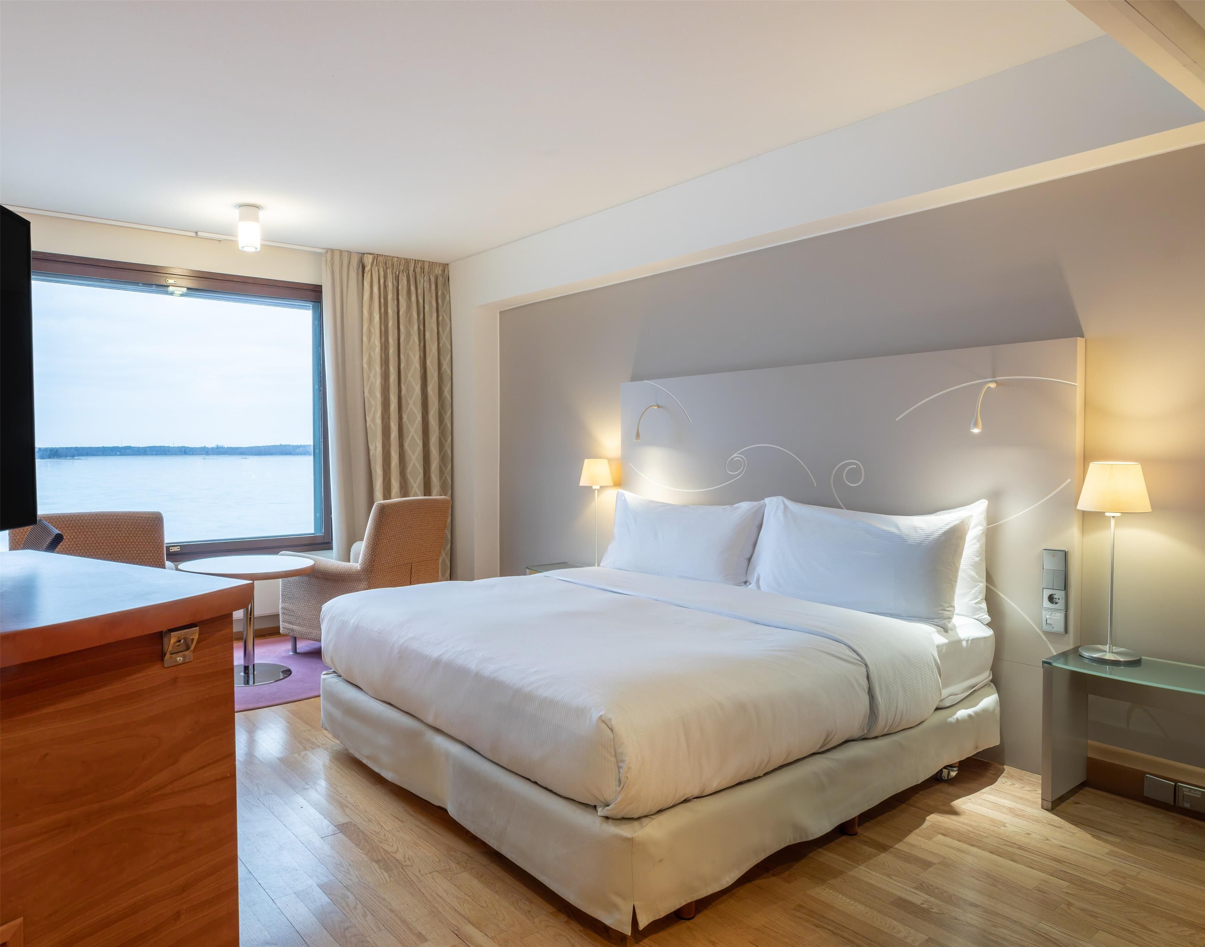 Chambre Deluxe, 1 très grand lit, vue mer