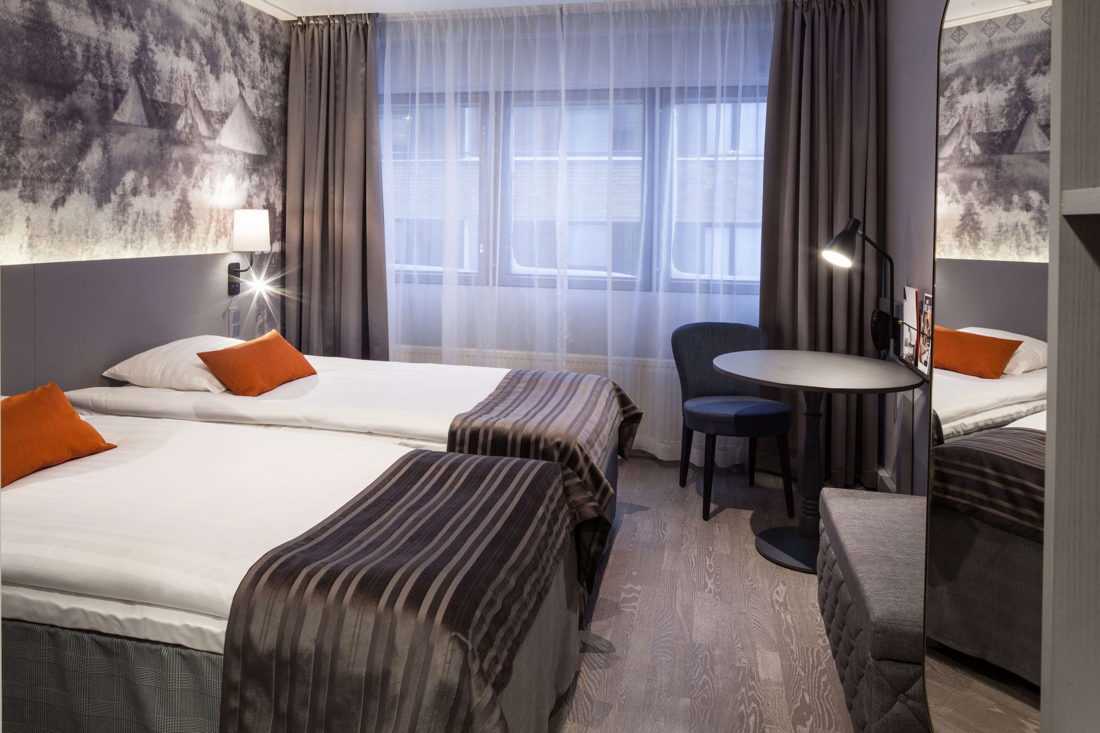 minibar, desk, blackout curtains, soundproofing