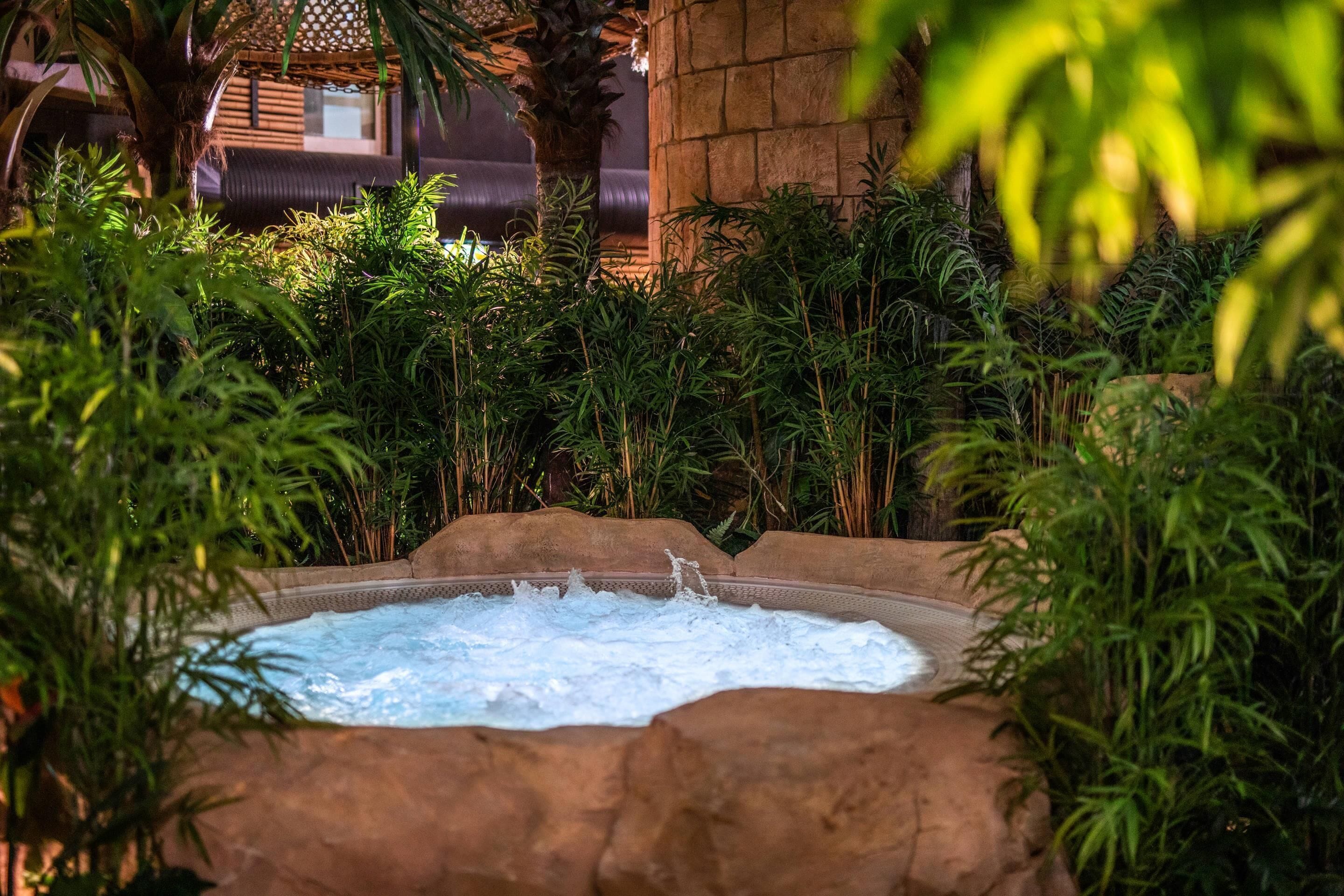 indoor pool, outdoor pool, pool umbrellas, pool loungers