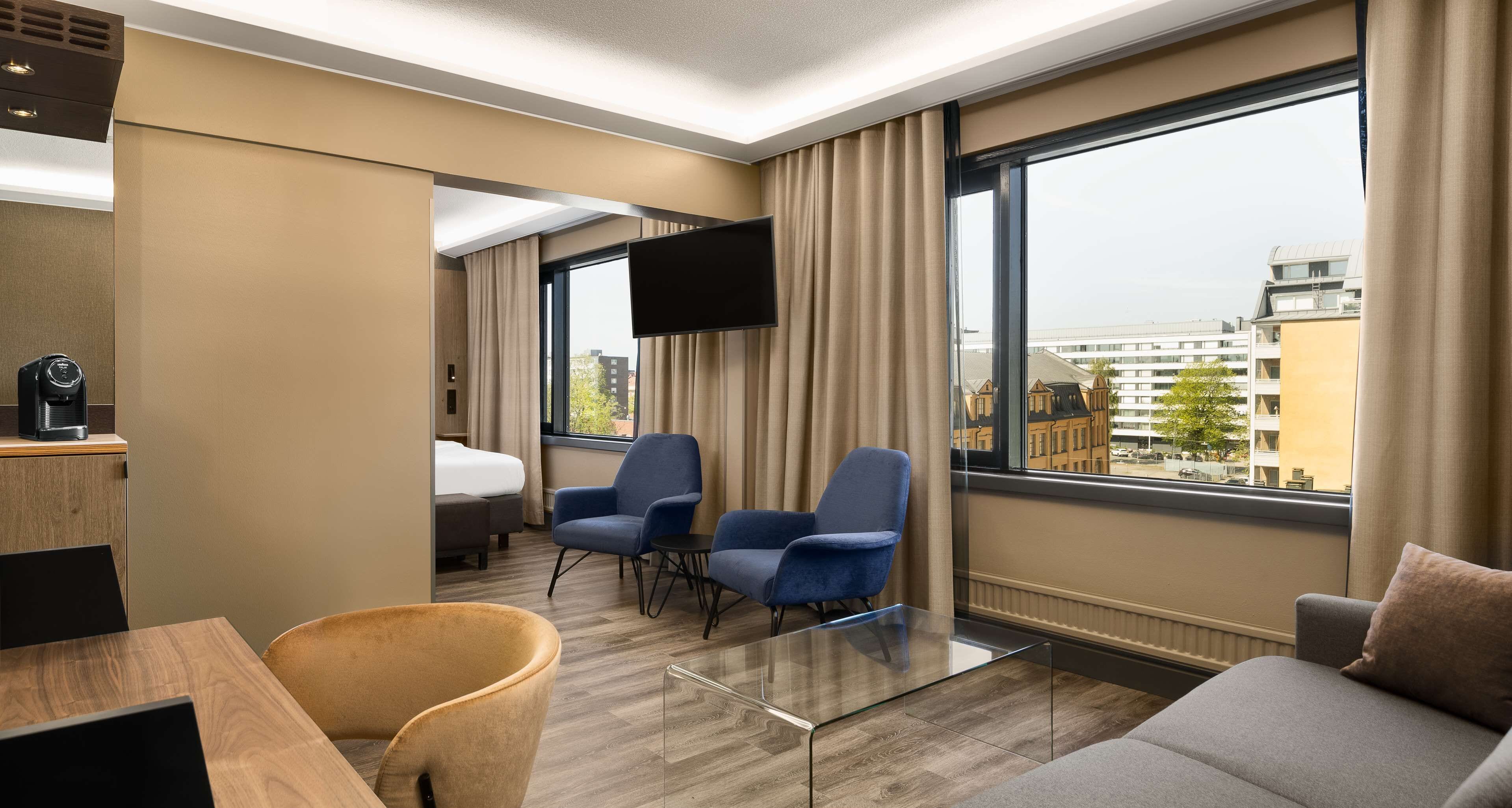 Family Room | Premium bedding, memory-foam beds, in-room safe, desk