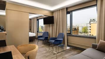 Family Room | Premium bedding, memory-foam beds, in-room safe, desk