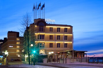 Front of property – evening/night