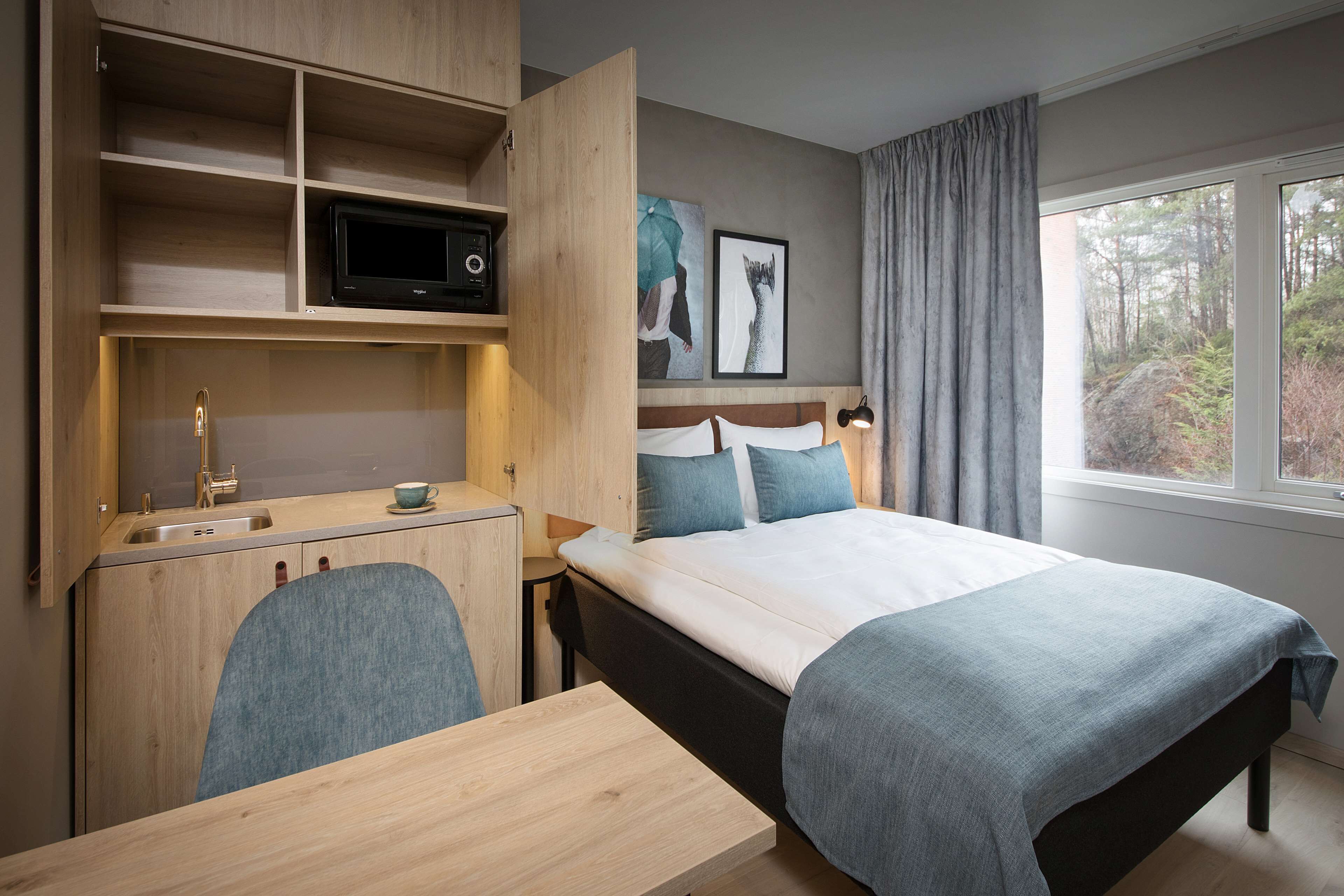 superior double room, kitchenette | desk, iron/ironing board, free wifi, wheelchair access