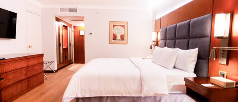 Sábanas de algodón egipcio, ropa de cama de alta calidad y minibar