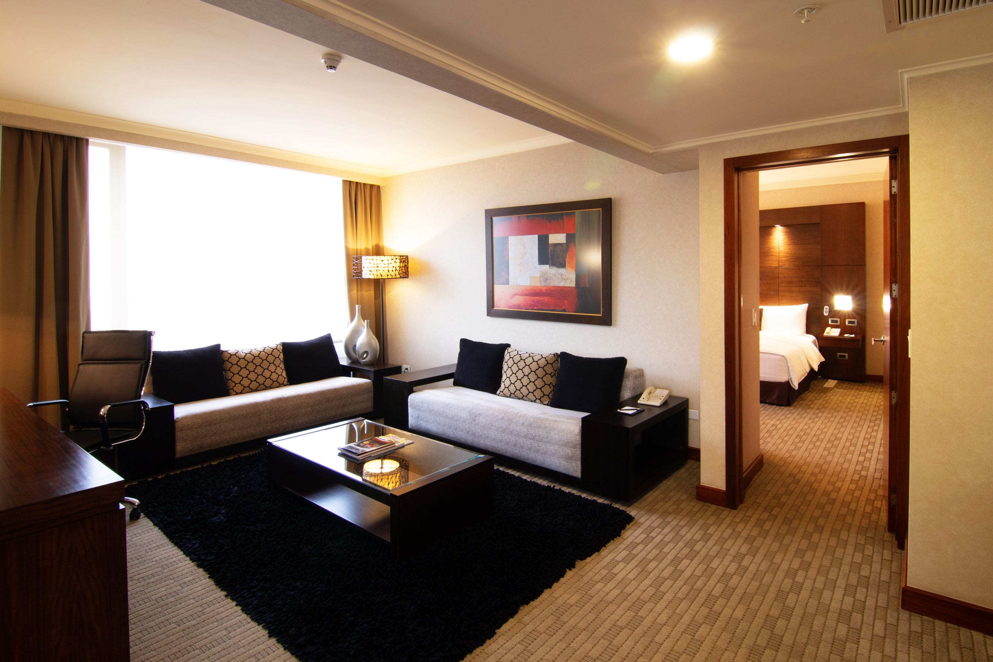 egyptian cotton sheets, premium bedding, minibar, in-room safe