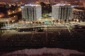 Front of property – evening/night