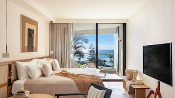 Premium bedding, free minibar, in-room safe, blackout drapes