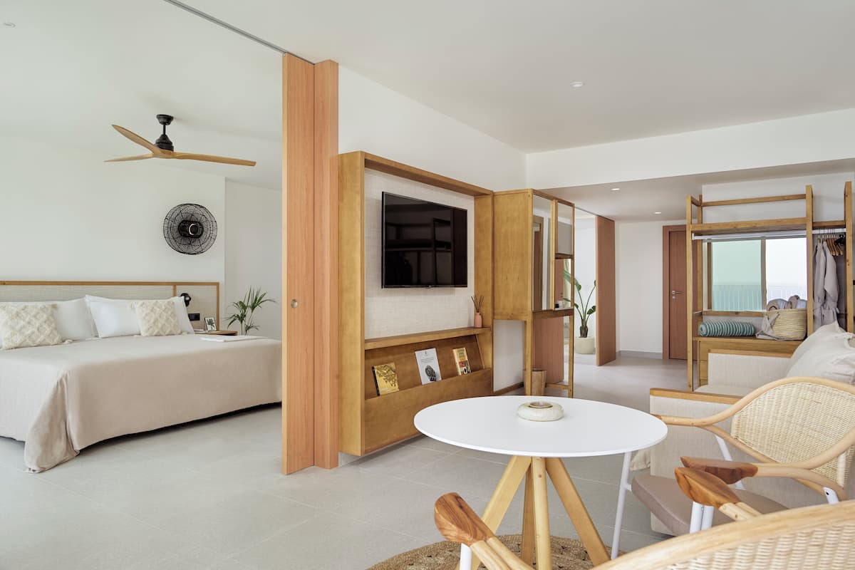 1 dormitorio y ropa de cama de alta calidad