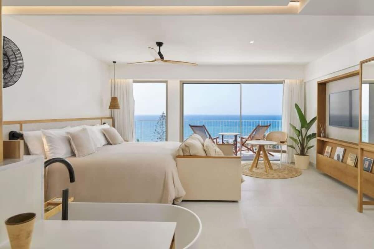 1 dormitorio y ropa de cama de alta calidad