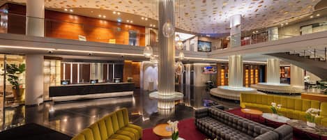 Sala de estar en el lobby