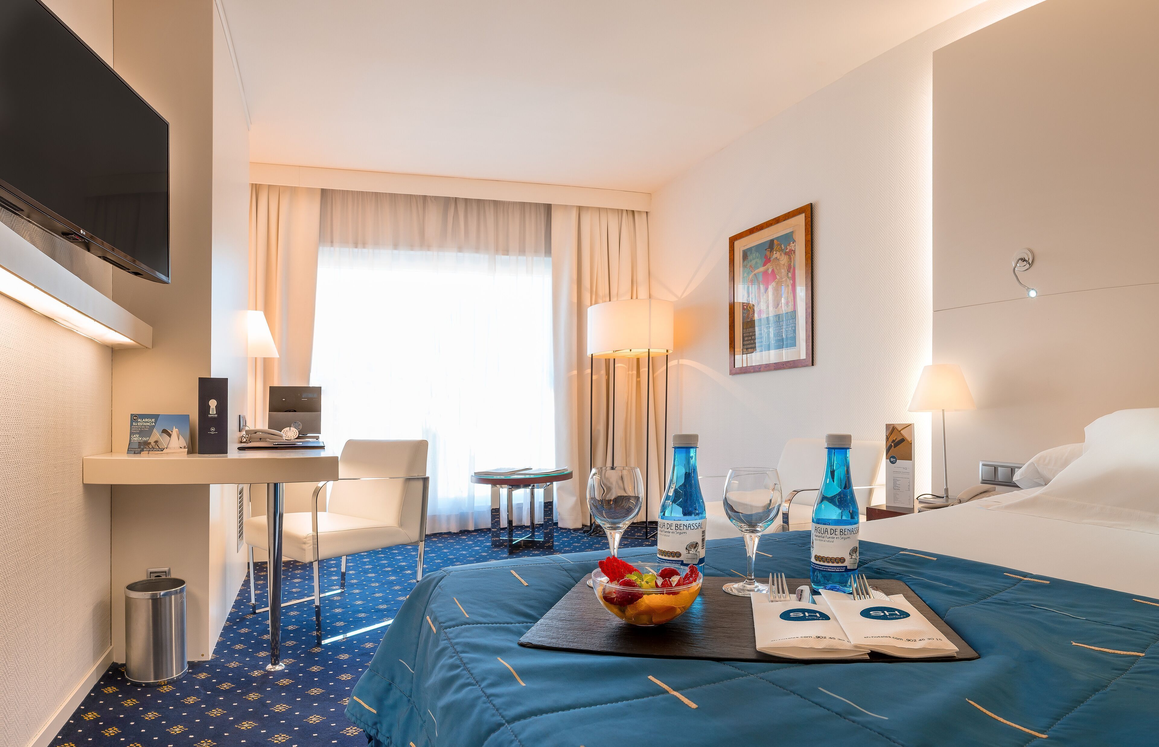 Couette en duvet d'oie, minibar, coffres-forts dans les chambres, bureau
