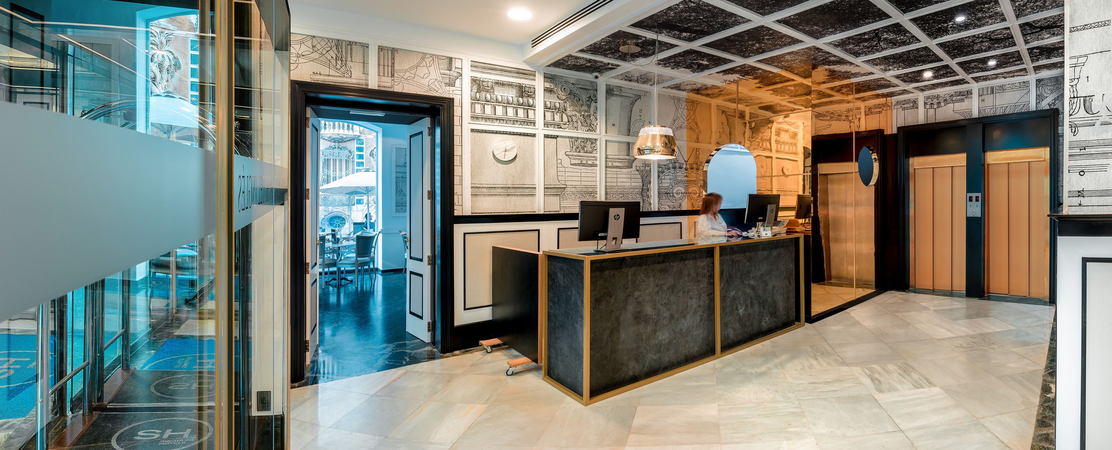 check-in/check-out kiosk