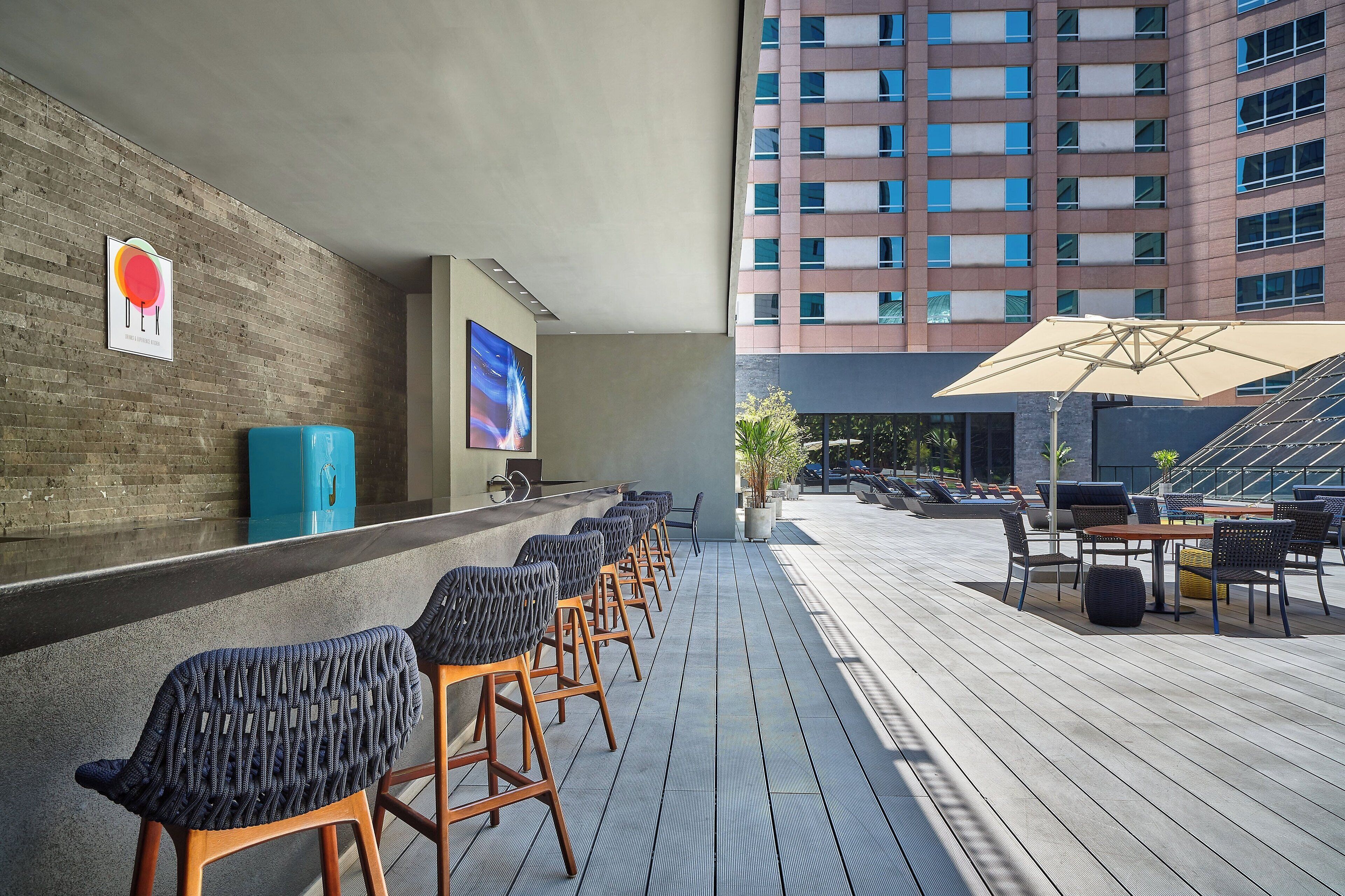 Outdoor pool, open 8:00 AM to 6:00 PM, sun loungers