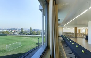 Blick von der Unterkunft