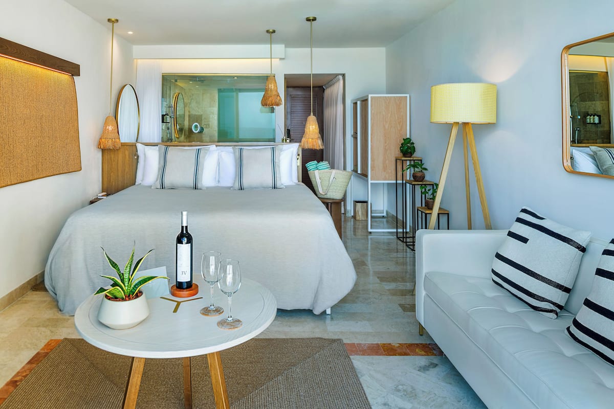 1 habitación y ropa de cama de alta calidad