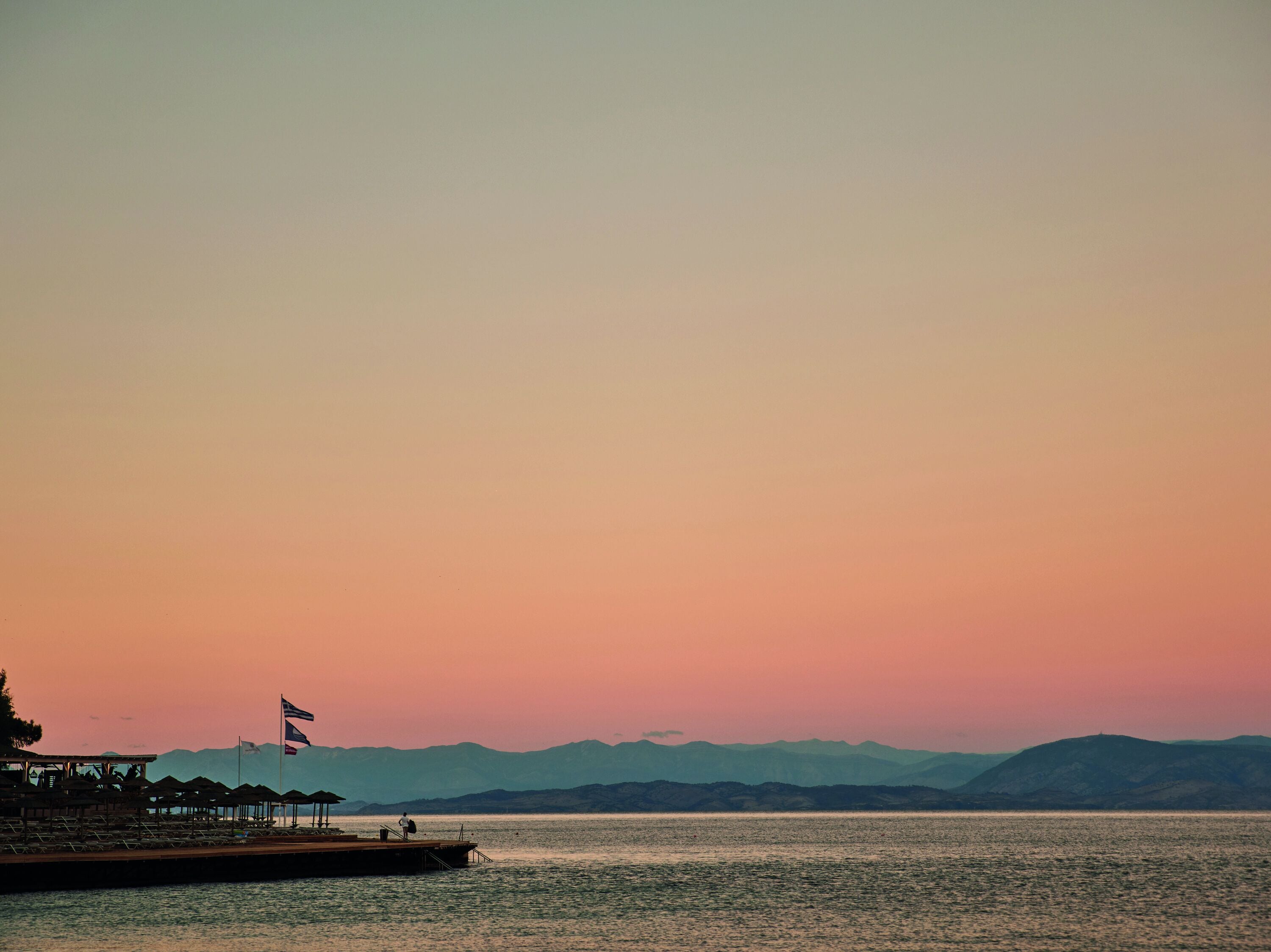private beach, sun-loungers, beach umbrellas, beach towels