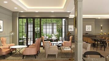 Coin salon dans le hall