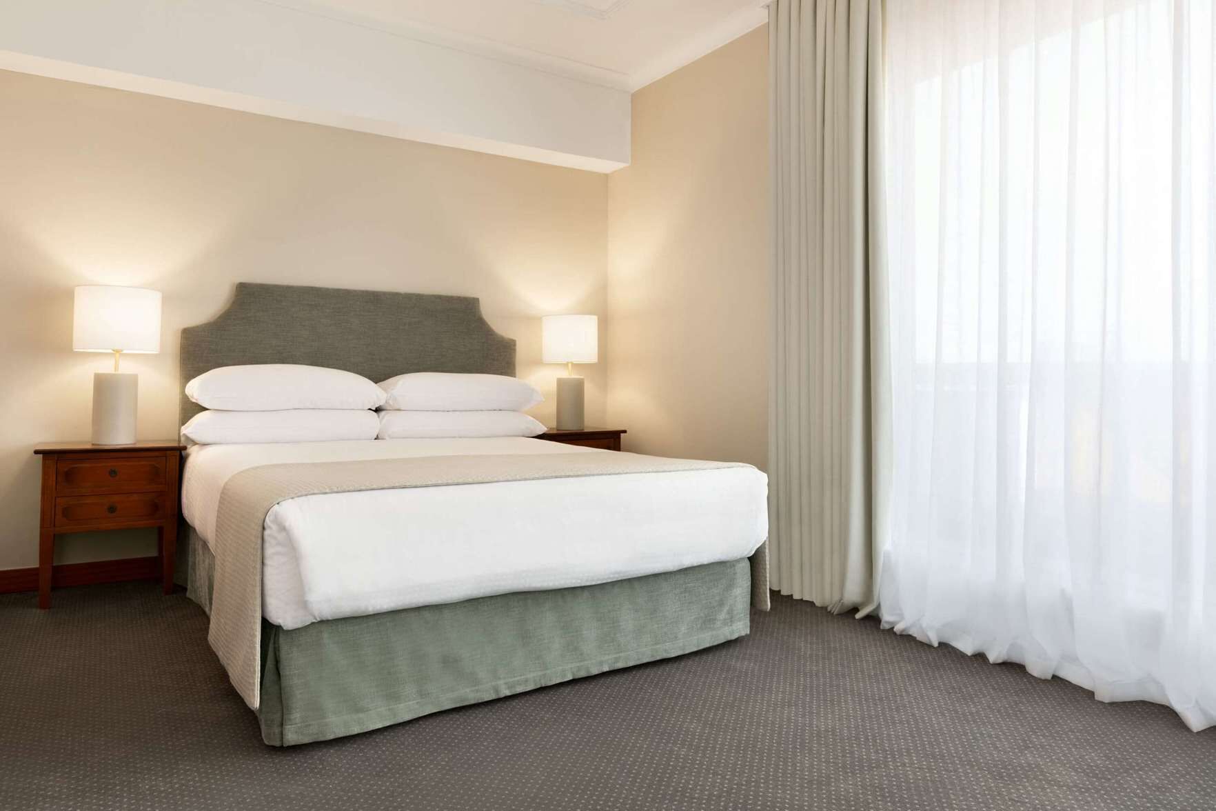 Premium bedding, minibar, in-room safe, desk