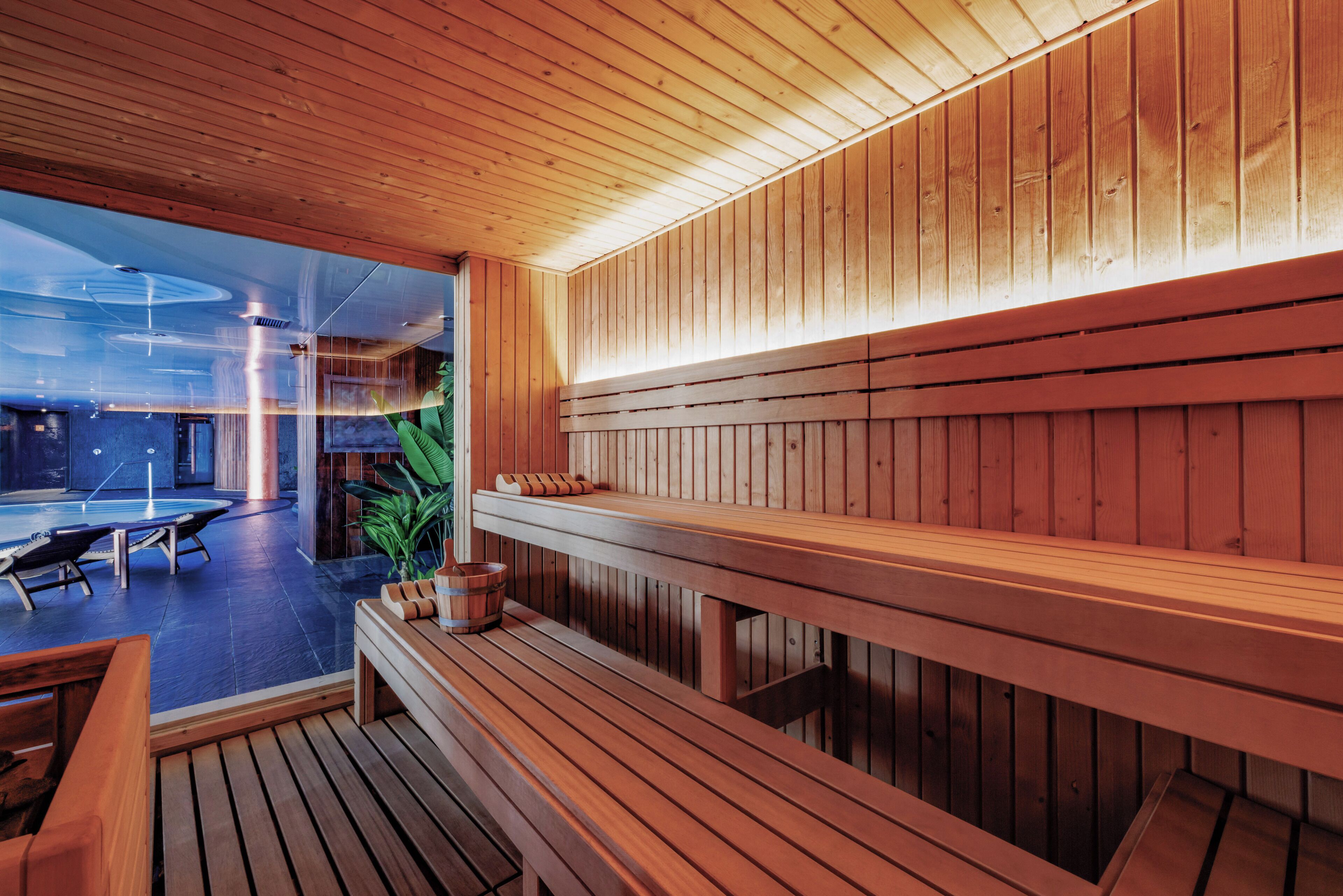 Sauna, Whirlpool, Dampfbad