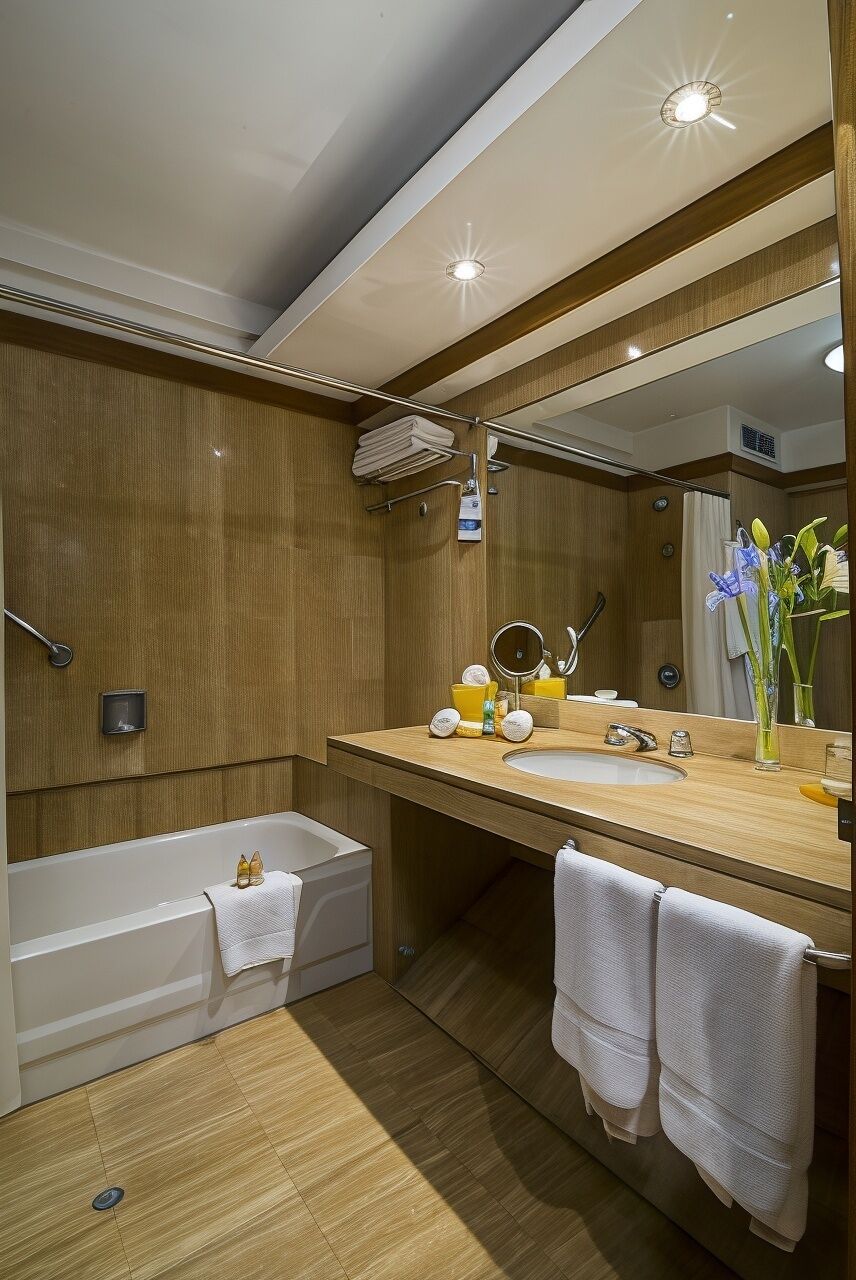 Bathroom | Free toiletries, hair dryer, towels, soap