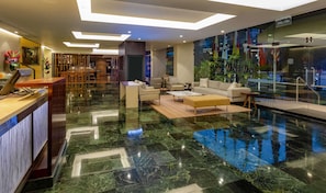 Lobby sitting area