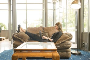 Lobby sitting area