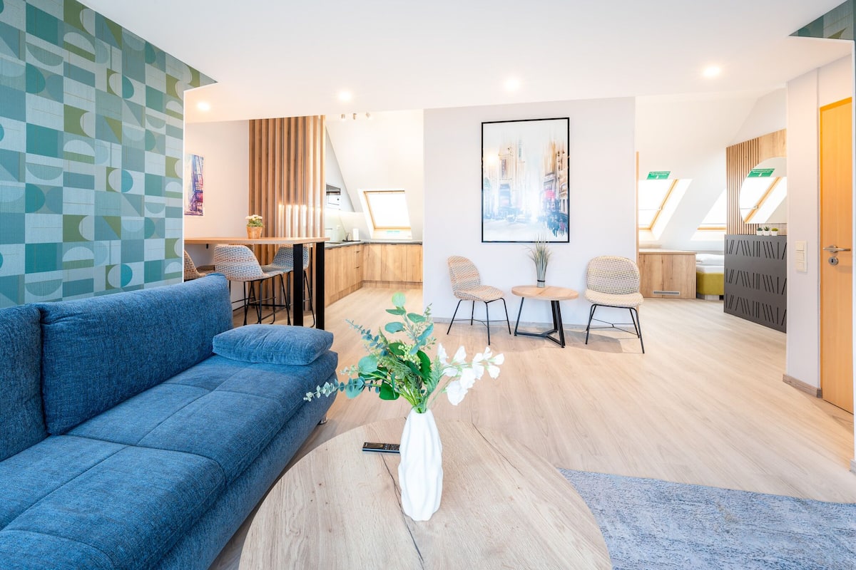 Huoneisto, 1 makuuhuone, patio | Oleskelualue | Älytelevisio, Netflix, ensi-iltaelokuvia, suoratoistopalvelut