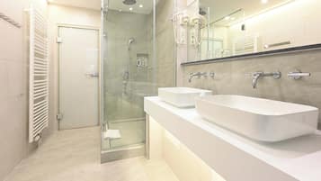 City-Penthouse, Stadtblick | Badezimmer