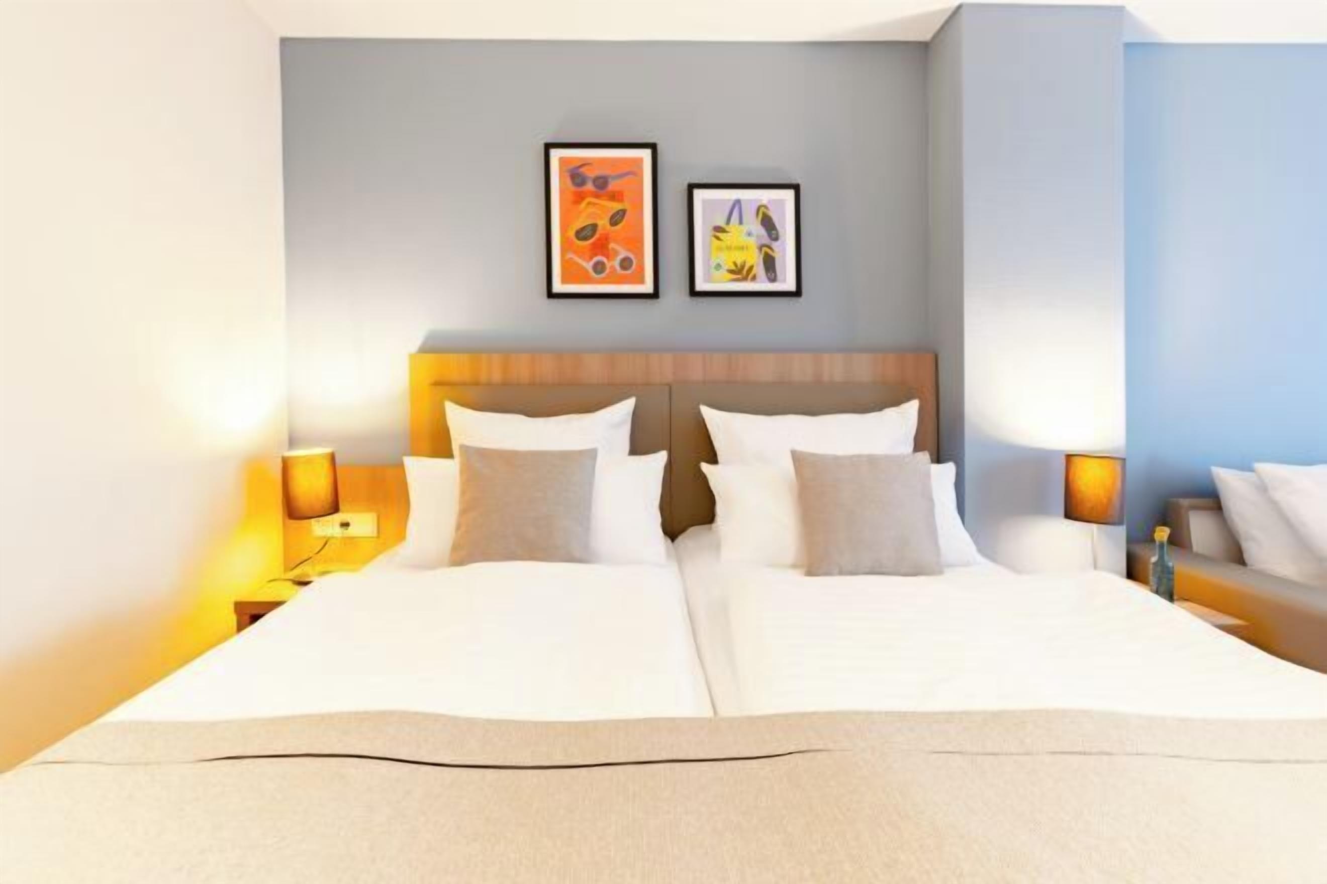 Literie de qualité supérieure, coffres-forts dans les chambres