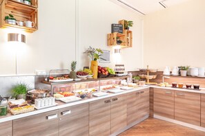 Gratis morgenmadsbuffet hver dag