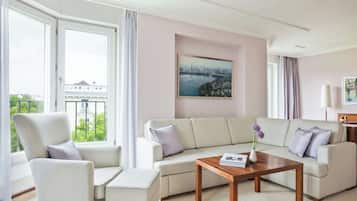 Literie de qualité supérieure, couette en duvet d'oie, minibar