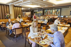 Daily buffet breakfast (EUR 34 per person)